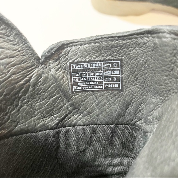 Teva Women's De La Vina Low Suede Boot Black Size 6.5 - Picture 9 of 12